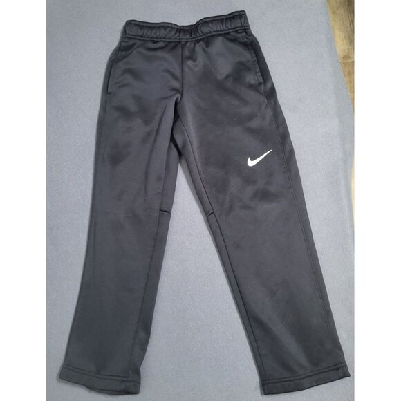 NIKE Boys SZ XS Therma-FIt Black Performance Track Pants Pull On Athletic - Picture 2 of 10